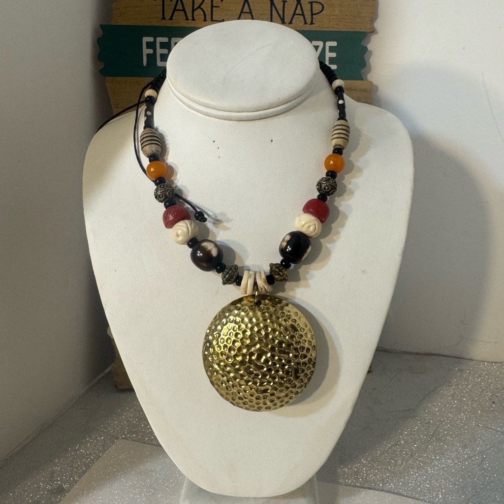 - Pink Flower Necklace